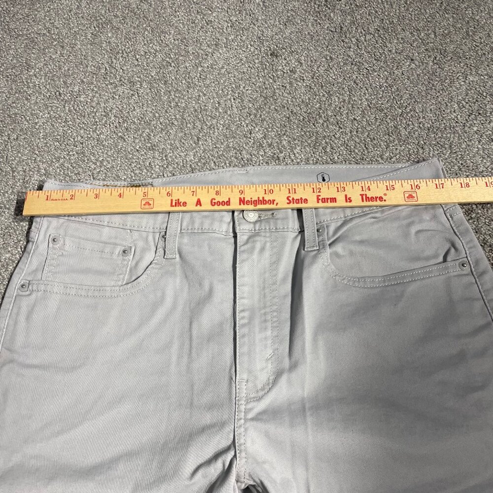 Levi's 502 Tapered Pants, Light Gray, Men's Size 33x30 - Picture 2 of 7